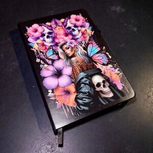 Black Tattoo Girl Notebook